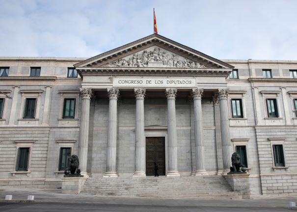 Fachada del Palacio del Congreso de los Diputados